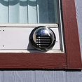 thumbnail image 3 of Stainless Steel Round Brushed Bull Nosed External Extractor Wall Vent Outlet, 3 of 7