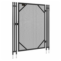 Pool Gate 4x2.5ft - Removable Inground Pool Fence Gate for Kids - Aluminum Alloy Safety Gate with Stainless Steel Latch & Easy Install