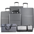 thumbnail image 4 of Tripcomp 4-Piece Hardshell Luggage Set with Duffel Bag, 16/20/24/28-Inch Spinner Suitcases & 19" Travel Bag, TSA Lock,Grey, 4 of 12