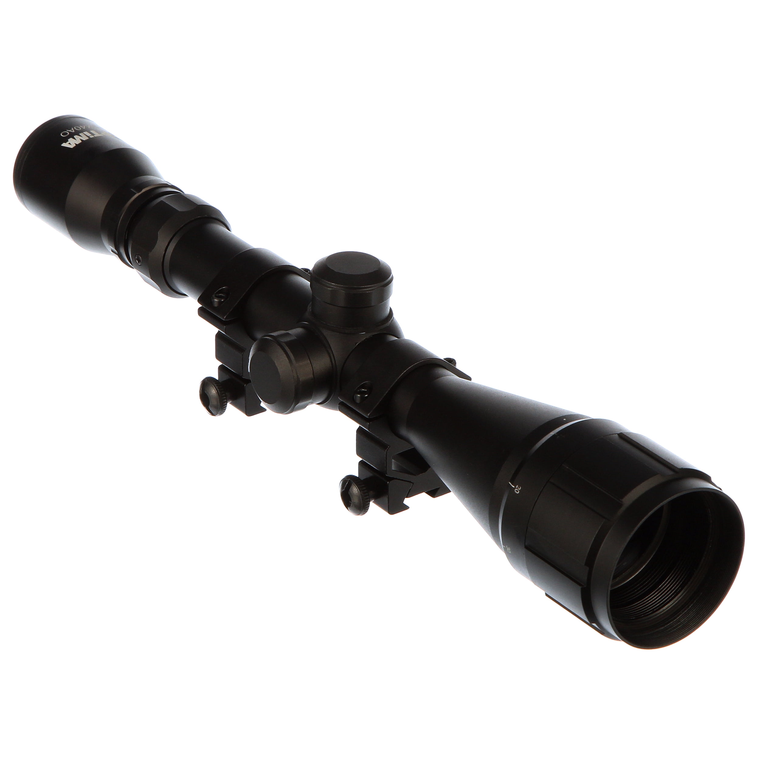 Hatsan Optima 3-9x40AO Airgun Scope w/ Rings 1 in Black Aluminum Adjustable Objective