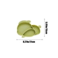 thumbnail image 3 of Rabbite Shaped Siliconer Divided Dinner Multifunctional Children's Non Slip Tableware Set Easy To Clean Dishwasher And Microwave Safe, 3 of 6