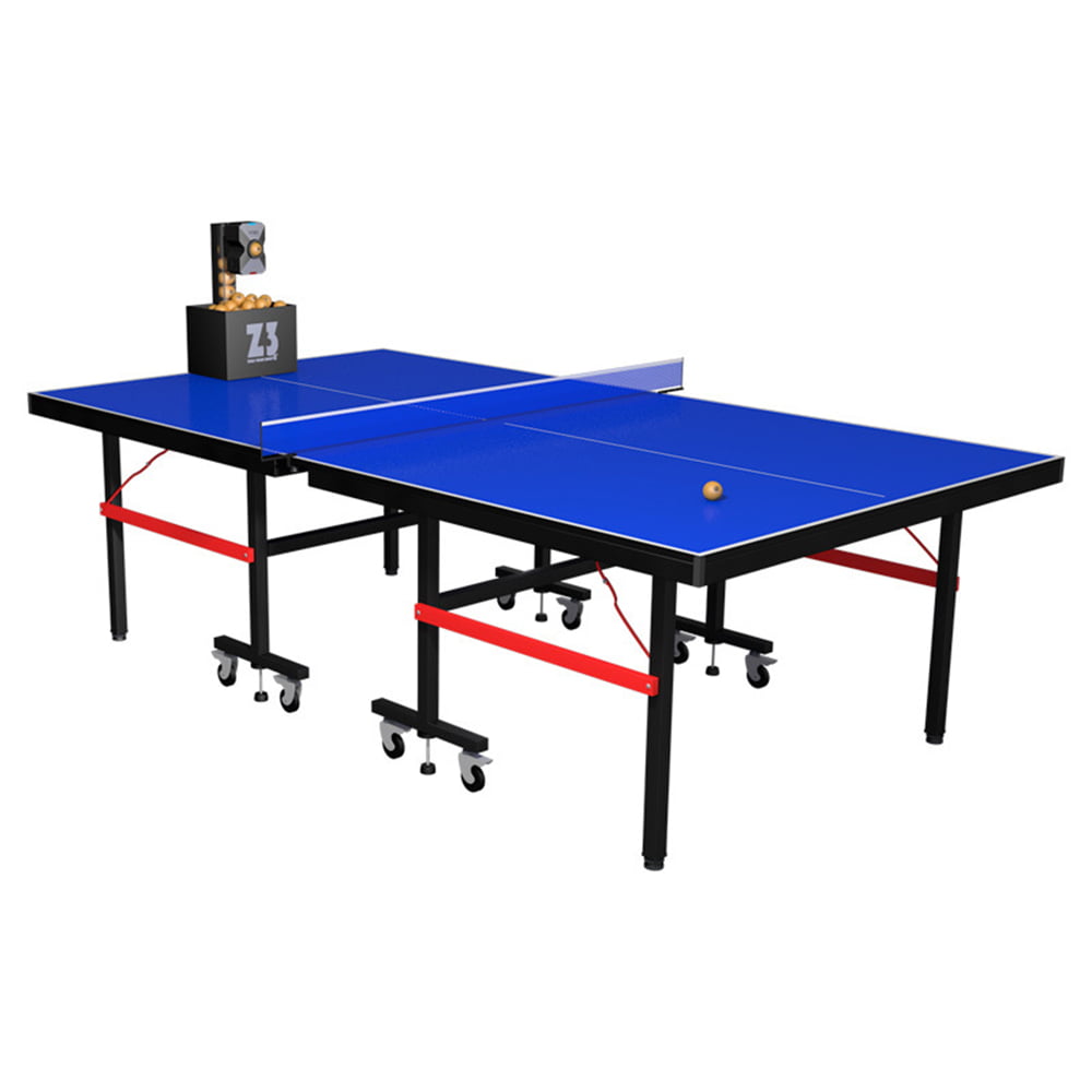 Table Tennis Robot Automatic Ping Pong Ball Practice Machine & Free 50 Balls 
