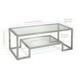 thumbnail image 5 of Evelyn&Zoe 54" Brass Finish Coffee Table, 5 of 5