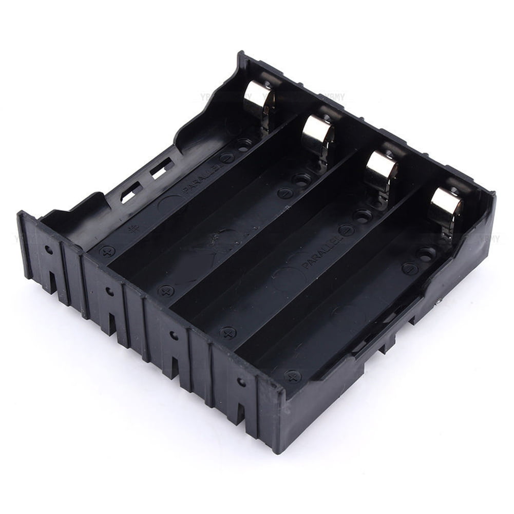 DIP Paralllel/Series 1 2 3 4 x 18650 Battary Holder Case Batteries Storage 