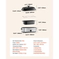 thumbnail image 4 of Digital Turkey Roaster Oven 20QT - Rapid Cooking Technology, Adjustable Temperature Control 150°F-450°F, Self-Basting Lid & Defrost Function, 4 of 6
