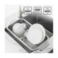 thumbnail image 5 of Kitchen sink drain basket stainless steel telescopic dish rack, 5 of 5