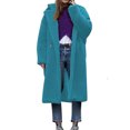 thumbnail image 2 of LOVZFMLL Vestes pour Femmes Manteau à Manches Longues en Cheveux d'Agneau Col Chaud, 2 of 5