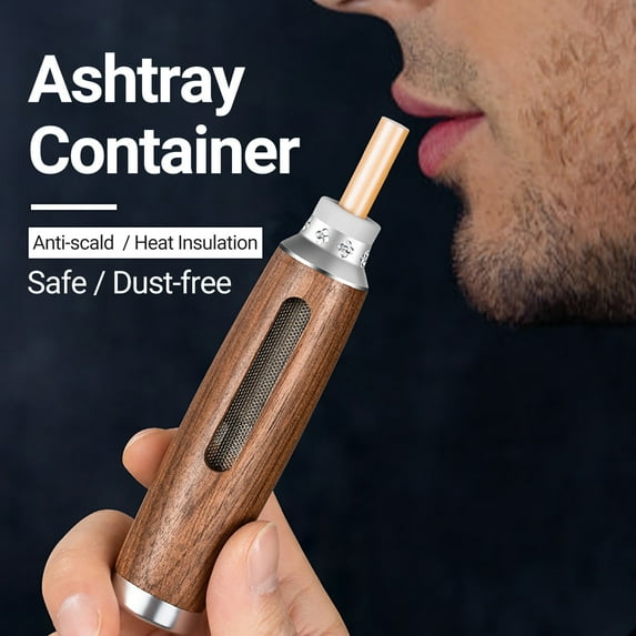 Dream Lifestyle Ash Organizer Heat Insulation Anti-scald Safe Dust-free Ashtray Container Car Accessories