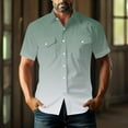 thumbnail image 6 of Aursykel Men's Big and Tall Shirts Summer Tee for Men Casual Stylish Button down Shirt with Two Pockets Comfort Tees, 6 of 7