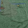 thumbnail image 4 of pstuiky Camisas de vestir de manga corta para hombre, Blusa de manga corta con cuello vuelto, bolsillos y botones de colores lisos para hombre ropa de hombre xl, 4 of 8