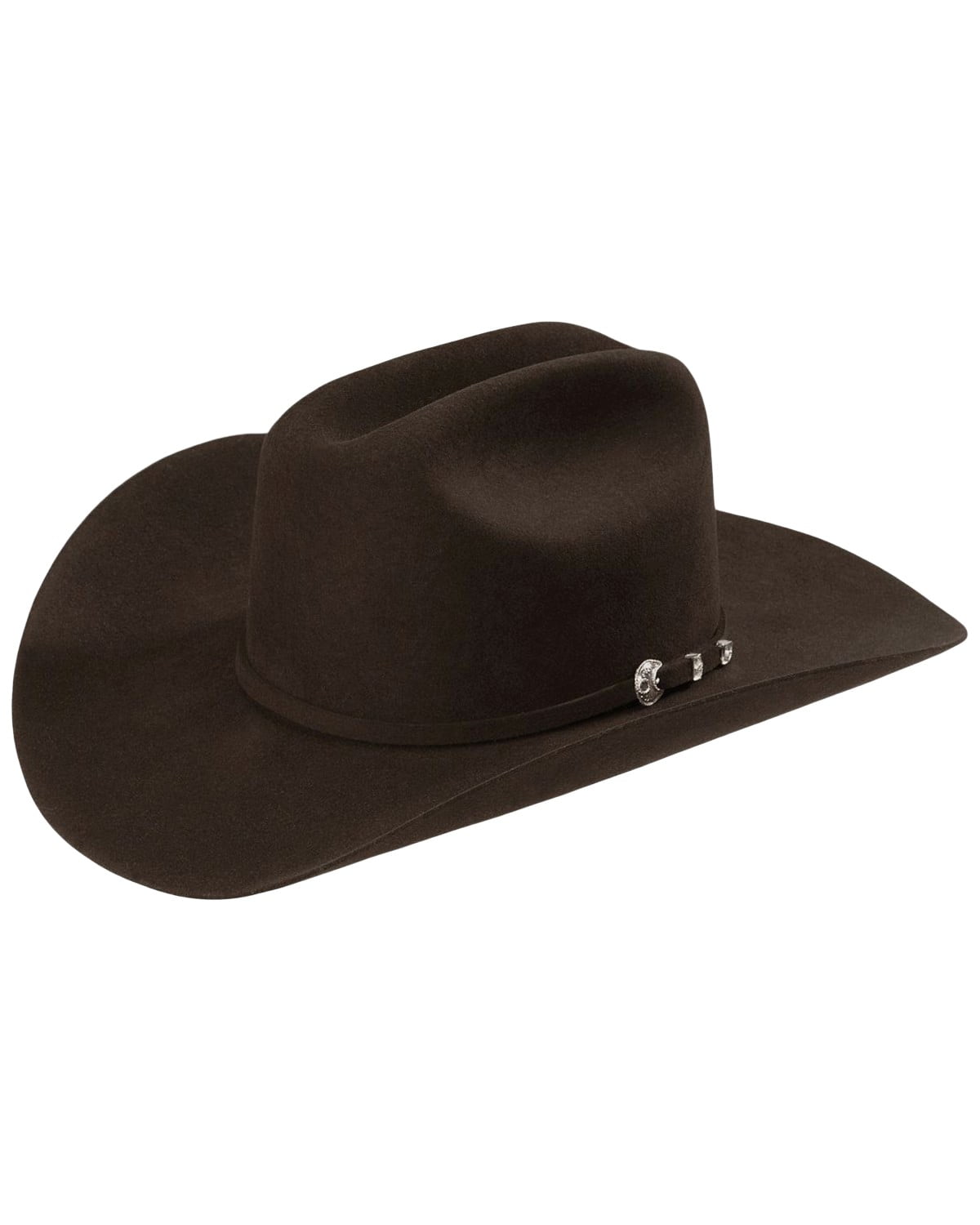 8492 Unisex Western Cowboy Hat Fur Felt Cowgirl Hats Wide Brim With Belt Avenel Longhorn Fur Felt Hat – All Things Country main image 4