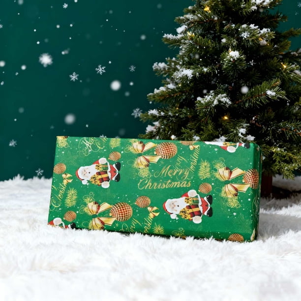 Papier Emballage Cadeau Occasion OTMVicor Rouleau De Papier Cadeau De Noël De 15 M, Papier Kraft Recyclable Imprimé Avec De Jolis Bois De Cerf Pour Emballage Cadeau D'anniversaire, De Mariage, De Noël Papier Emballage Cadeau Occasion OTMVicor Rouleau De Papier Cadeau De Noël De 15 M, Papier Kraft Recyclable Imprimé Avec De Jolis Bois De Cerf Pour Emballage Cadeau D'anniversaire, De Mariage, De Noël