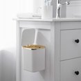 thumbnail image 2 of Contenedor de basura compacto Advancent ABS blanco para cualquier entorno, 2 of 6