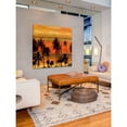 thumbnail image 5 of Parvez Michel Inc Parvez Taj - Palms Against Gold Sky Painting Print on Canvas - Multi-color, 5 of 5