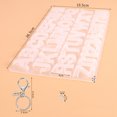 thumbnail image 4 of Coofit 33PCS Jewelry Casting Mold Kit 26-Letter Silicone Mold with Key Ring Eye Screw, 4 of 10