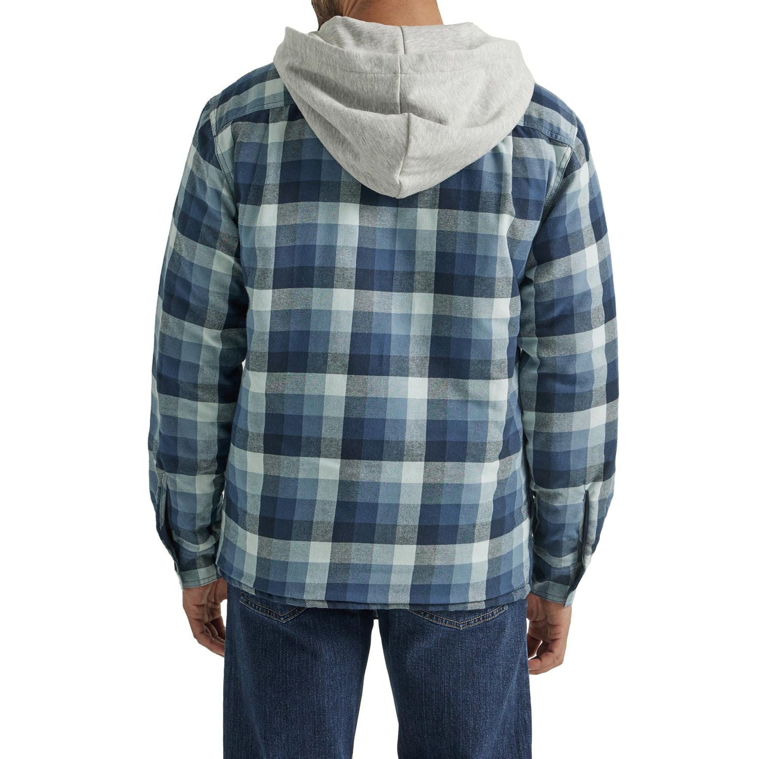 Wrangler Men's Heavyweight Hooded Shirt Jacket