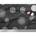 thumbnail image 2 of Soimoi Moss Georgette Fabric Mandala Ethnic Print Fabric by Yard 42 Inch Wide, 2 of 3