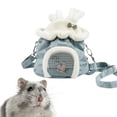 thumbnail image 4 of BELOVING Sac de Transport pour Hamster Cage pour Petit Animal avec Bandoulière Réglable Vert, 4 of 8
