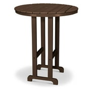 POLYWOOD® Recycled Plastic Round Bar Table