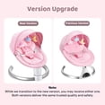 thumbnail image 4 of HARPPA Electric Baby Swing for Infants with Remote Control, 5 Sway Speed, Pink, 4 of 11