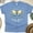 CarolinaBlue, variant on Jesus John 14:6 Butterfly Christian T-Shirt for Women and Men, Dark Heather, Size M