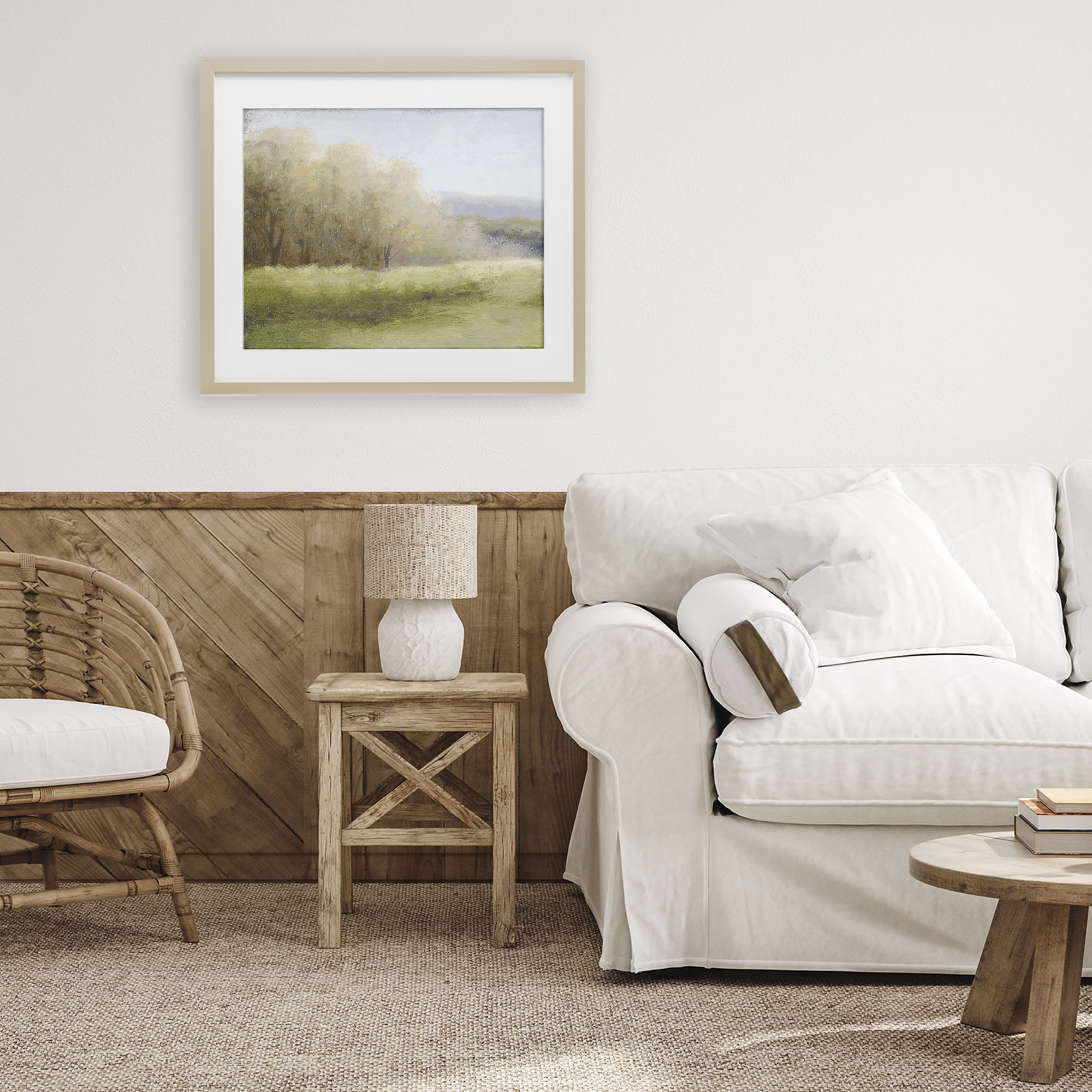 Stupell Industries Within a Familiar Place Landscape Birch Framed Print Under Glass, design by Michael Marcon