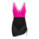 thumbnail image 4 of Traje de baño de bikini de malla con tirantes sin espalda de color sólido para mujer, traje de baño de nailon para mujer, 4 of 5