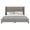 Gray, variant on Bowery Hill Modern Upholstered Queen Bed in Tan Performance Fabric