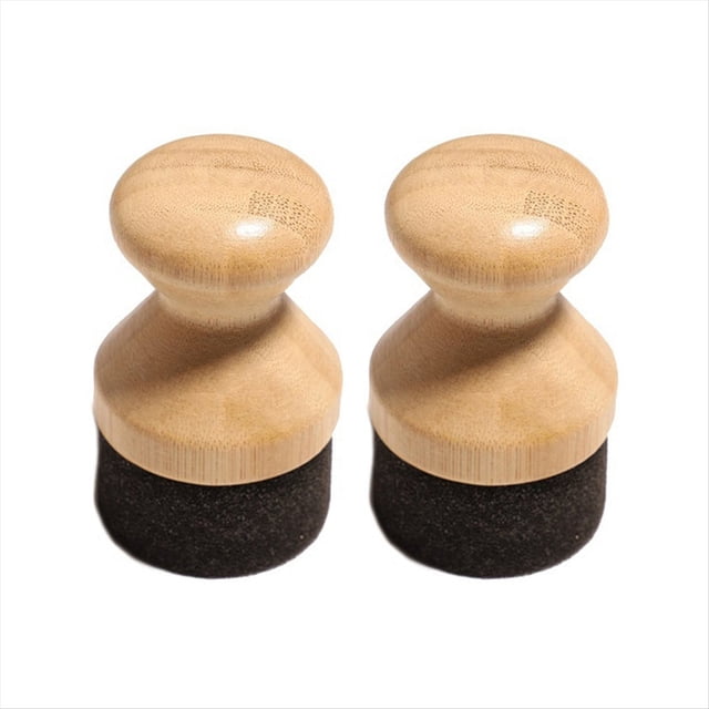 Kitchen Cutting Board Oil Wax Applicator Work Table Oiling Sponge Bamboo Wood Oiling Tool A,2 x applicator