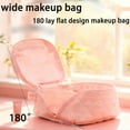 thumbnail image 2 of Travel Makeup Bag for Woman, 2026 New Wide Open 180° Lay-Flat Design Water-Resistant Triple-Proof Cosmetic Case, Large Capacity Organizer Pouch for Toiletries & Brushes, 2 of 7