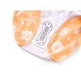 thumbnail image 4 of Serdomi Little Girls Orange Seashell Print One-Piece Swimsuit Asymmetrical Ruffle Bathing Suit Size 10, 4 of 7
