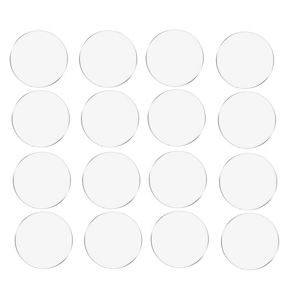 OUNONA 30pcs Round Acrylic Blank Acrylic Disc 6 Inch Acrylic Circle Blank Diy Acrylic Plate
