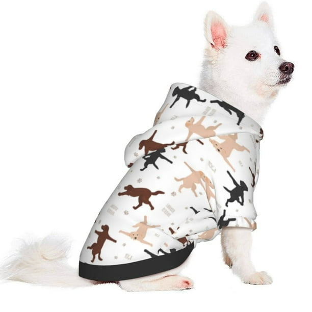 Fotbe Yoga Labrador Retriever Sudadera con Estampado para Perros