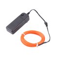 thumbnail image 1 of Ounissouiy Cuerda luminosa flexible resistente al agua con controlador USB Tubo de LED intermitente constante/rápido de 9 pies Iluminación y accesorios naranja 9ft, 1 of 6