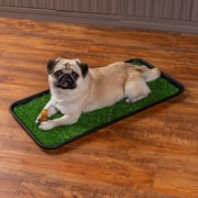 All Weather Boot Tray, Extra Large Size by Trimate -Water Resistant Plastic, Multi-Purpose for Shoes, Pet Feeding Trays, Mudroom Entryway, Garage, Indoor or Outdoor Extra Large, 40”x20”(Black)