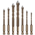thumbnail image 1 of Professional 7 Piece Twist Drill Bit Set，Gold，83-124mm, 1 of 5