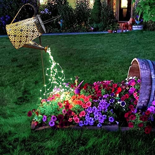 Farol solar para regadera VOOKRY decoración de jardín con luces