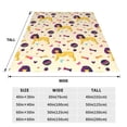 thumbnail image 3 of Sikiie Cartoon Poodle Dog Ultra-Soft Micro flannel Blanket Luxury All Seasons Warm Blanket for Bedding Sofa and Travel (4 sizes)-50"x40", 3 of 7