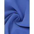 thumbnail image 5 of INSPIRE CHIC Office Work Dress for Women's Shawl Collar Belt Pleated Midi Dresses XS Royal Blue, 5 of 5