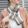 thumbnail image 4 of Heated Scarf Heated Neck Wrap Electric Plaid Scarf Soft Winter Scarves 3 Temperature Adjustable Heated Wrap Protection Portable Comfortable Neck Heating Pad for Men Women, 4 of 11