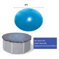 thumbnail image 7 of Cadorn 1PC 4ft×4ft Round Inflatable Pool Pillow, Pool & Winter Tarpaulin Cushion with 4 Eyelets, 7 of 7