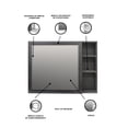 thumbnail image 3 of Botiquin Organizador De Baño Con Espejo Minimalista ELOISE, 3 of 5