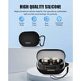 thumbnail image 2 of Funda protectora para auriculares SoundPEATS H3, color negro, 2 of 7