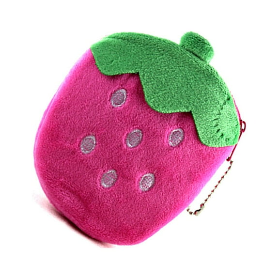 TABLZONE small change purse for women Coin Purse Fruit Design Plush 1Pack Daily Use