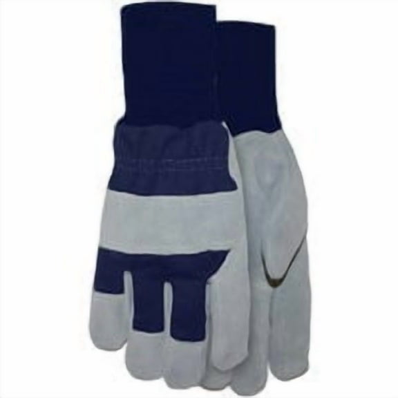 Midwest Gloves & Gear Men's Large Suede Cowhide Thinsulated Lined Leather Palm Gloves