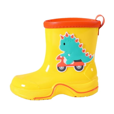 

Kids Baby Cartoon Shoes Reto Classic Children Rainboots Rubber Water Shoes Waterproof Rain Boots