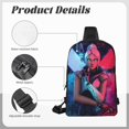 thumbnail image 5 of Valoranta Crossbody Sling Bag Fanny Pack Sling Chest Bag Dual Pocket Chest Daypack Satchel For Hiking Travel, 5 of 8