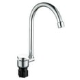 thumbnail image 1 of Mistaha Foldable for Motorhome Rotation Kitchen Sink High Arch Single-Handle Water Taps with Cold & Hot Water Inlet Hose Copper Swivel for RV Caravan Camper Marine Boat Camping, 1 of 8