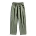 thumbnail image 4 of Ndbuld Cargo Pants for Men Men's Spring and Winter Leisure Fashion Outdoor Overalls Men's Trousers Long Pants,Green,2XL, 4 of 4