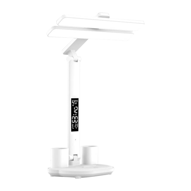 Mefallenssiah School Supplies Desk Lamp with Pencil SharpenerStudy office Eye Desk Lamp Reading Lamp Foldable Desk Lamp Large Capacity Battery Gift Fall Saving
